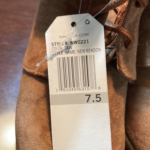 NÁUTICA Tan Winter booties. NEW. 7.5